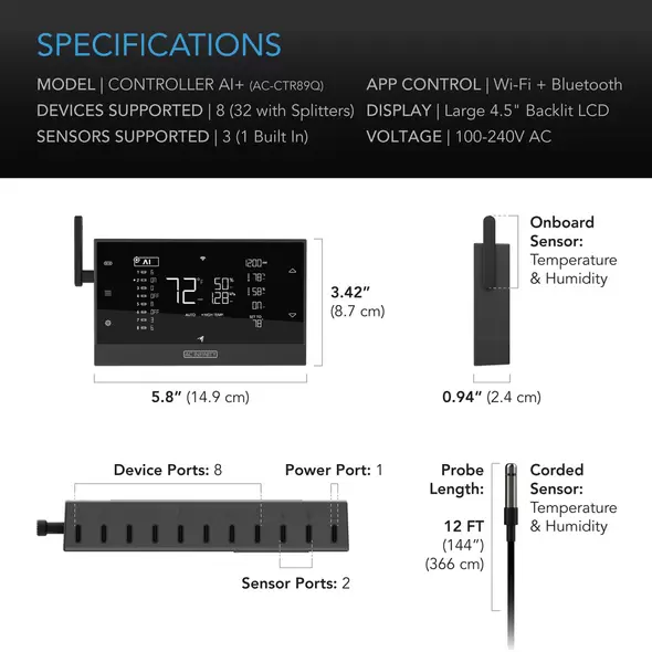 Controller Ai+ Environmental Controller - AI-Powered Learning and Dynamic Level Adjusting for UIS And Third-Party Devices Controller Ai+ Environmental Controller - AI-Powered Learning and Dynamic Level Adjusting for UIS And Third-Party Devices