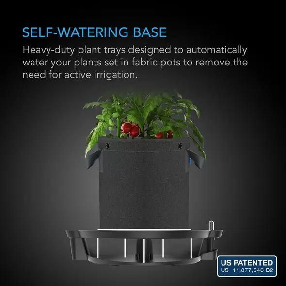 Self-Watering Fabric Pot Base, 4-Pack