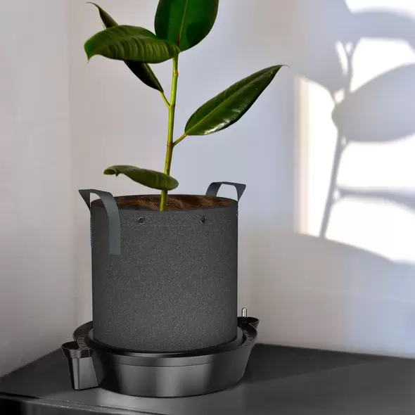 Self-Watering Fabric Pot Base, 4-Pack