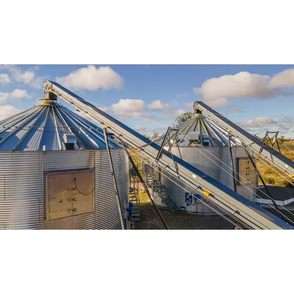 Shivvers 36' Hemp And Biomass Drying System ~2,000 cu. ft. Capacity, 24-Hour Batch Drying