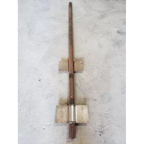 Round Steel End Post - 2-7/8'' By 8' With 1 Spade@ 30''
