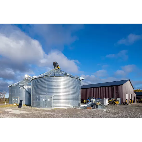 Shivvers 36' Hemp And Biomass Drying System ~2,000 cu. ft. Capacity, 24-Hour Batch Drying