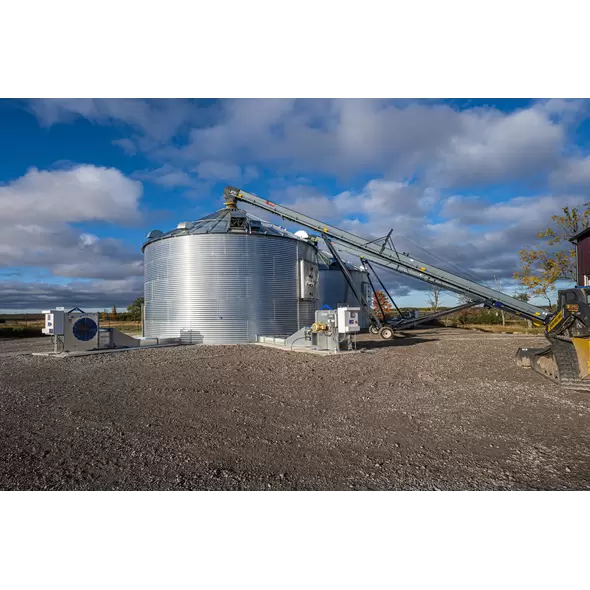Shivvers 36' Hemp And Biomass Drying System ~2,000 cu. ft. Capacity, 24-Hour Batch Drying