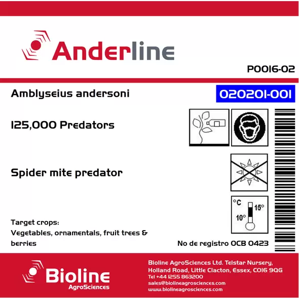 Anderline - Amblyseius Anderson Vermiculite- 5L bag