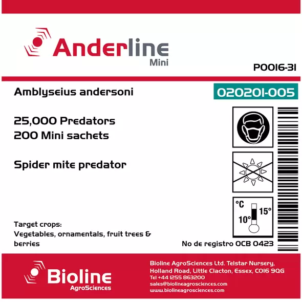 Anderline with Bran - Vermiculite 250000 In Mini Sachet