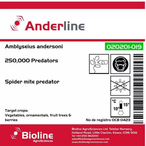 Anderline 250000 In 5l Bag with Bran-Vermiculite