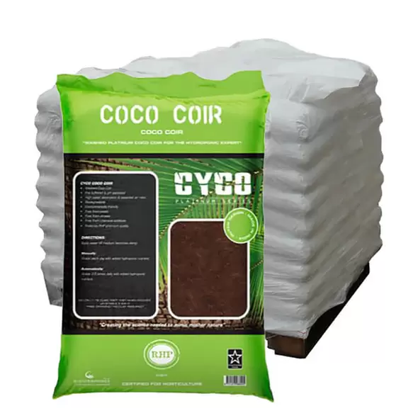 Cyco Coco Coir-RHP Certified-50 Liter (Truckload-Half Truckload-Pallet)