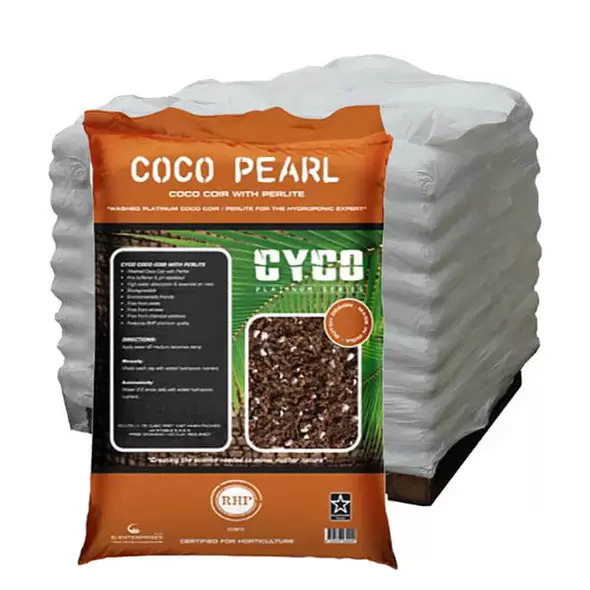 Cyco Coco Pearl RHP Certified Soilless Mix-50 Liter (Truckload-Half Truckload-Pallet)