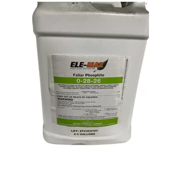 Ele-Max Foliar Phosphite 0-28-26 - 2.5gal