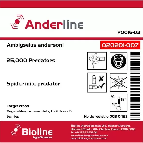 Anderline With Bran-Vermiculite 25000 in 1l Tube