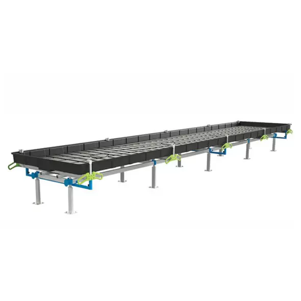BOTANICARE SLIDE BENCH: 4FT WIDE x 10.5FT LONG x 30IN HIGH, TRILOCK