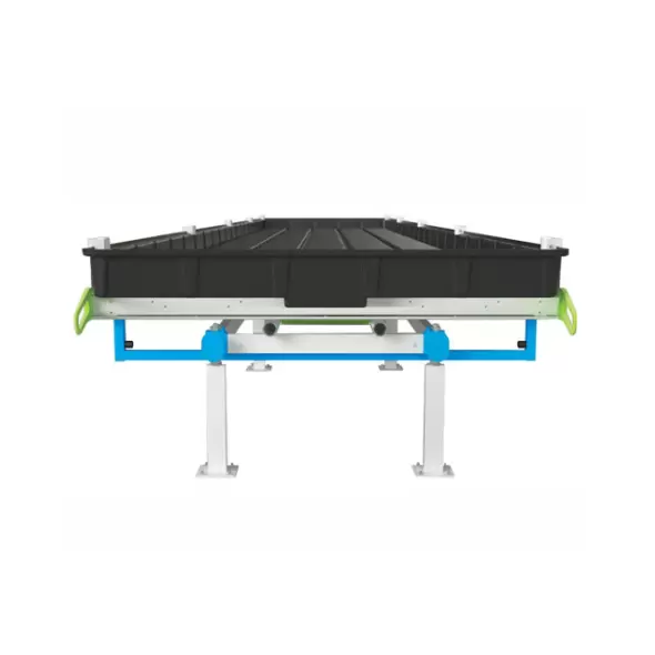 BOTANICARE SLIDE BENCH: 4FT WIDE x 100.5FT LONG x 20IN HIGH, TRILOCK