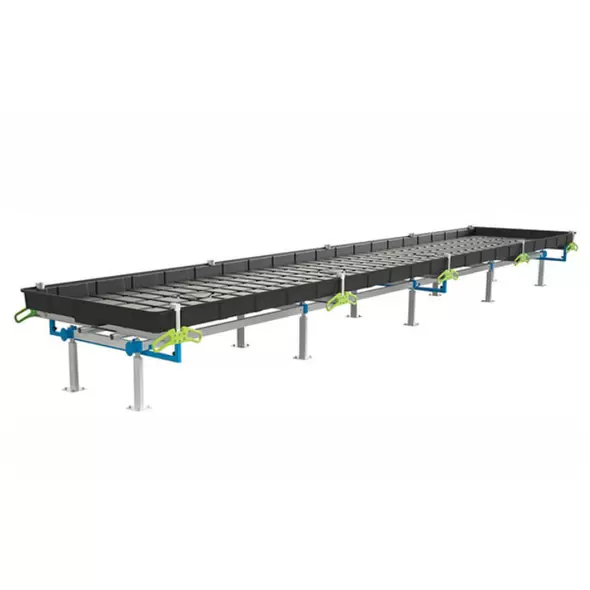 BOTANICARE SLIDE BENCH: 4FT WIDE x 12.5FT LONG x 20IN HIGH