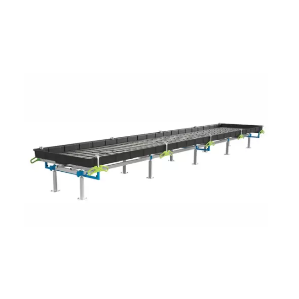 BOTANICARE SLIDE BENCH: 4FT WIDE x 14.5FT LONG x 12IN HIGH, TRILOCK