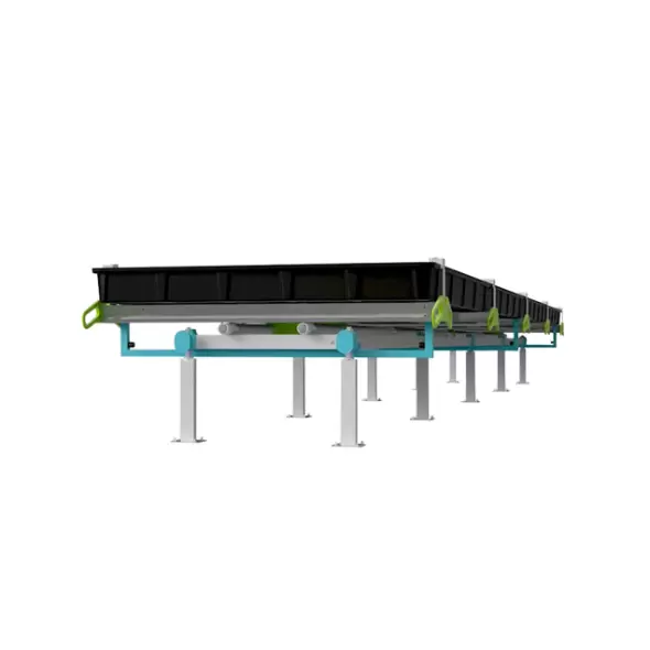 BOTANICARE SLIDE BENCH: 4FT WIDE x 14.5FT LONG x 20IN HIGH, TRILOCK