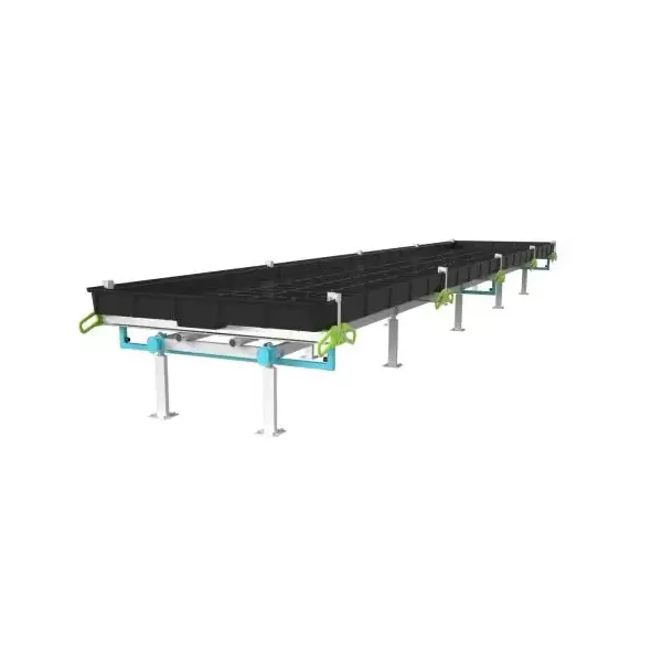 BOTANICARE SLIDE BENCH: 4FT WIDE x 14.5FT LONG x 30IN HIGH, TRILOCK