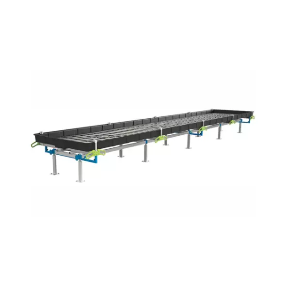 BOTANICARE SLIDE BENCH: 4FT WIDE x 22.5FT LONG x 12IN HIGH, TRILOCK