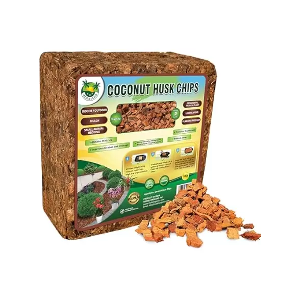 Coconut Husk Chips - Premium Organic Mulch