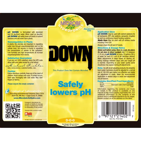 Ph Down Nutrient
