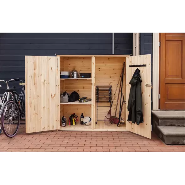 Garden Shed With Shelving System