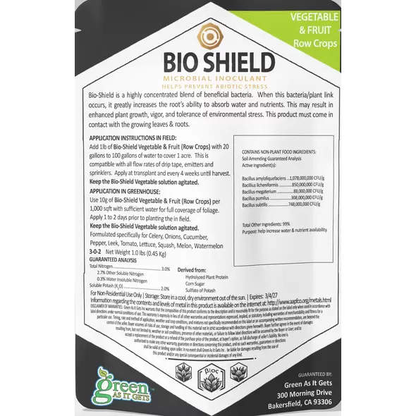 BioShield Vegetable And Fruit
