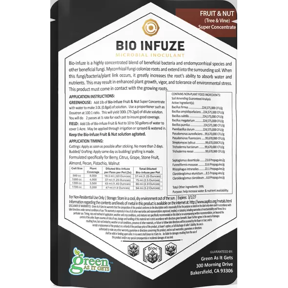 BioInfuze Fruit-Nut Tree-Vine Super ConCentrate