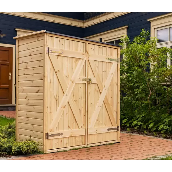 Garden Shed With Shelving System