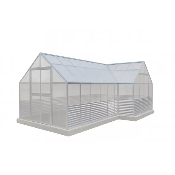 A-Frame Modular Greenhouse - Pop-Out-8' x 20' w/ 4'