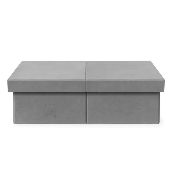 Techo Raffinato Cap Champlain Grey - 14 x 28 x 3 Inch