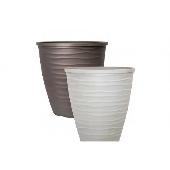 Dune Tall Planter With Rim