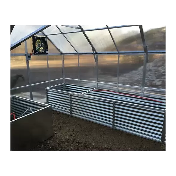 A-Frame Modular Greenhouse - Pop-Out-8' x 20' w/ 4'