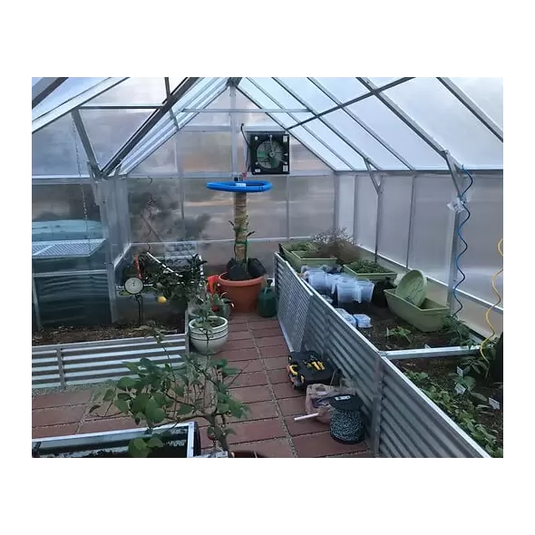 A-Frame Modular Greenhouse - Pop-Out-8' x 16' w/ 4'