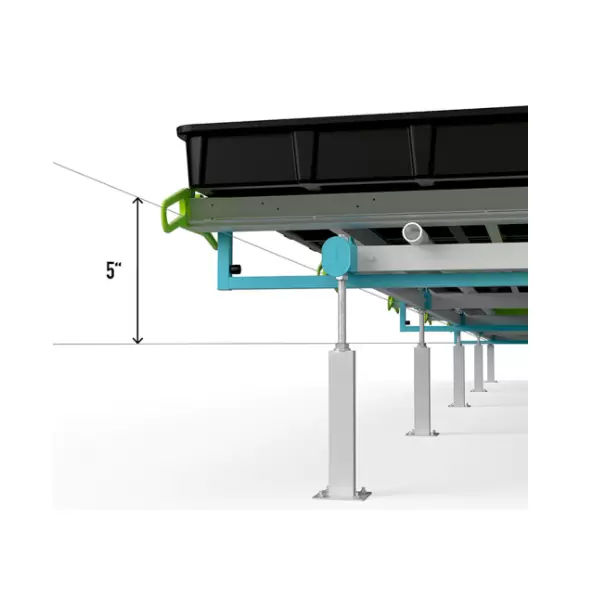 BOTANICARE SLIDE BENCH: 5FT WIDE x 95.5FT LONG x 30IN HIGH