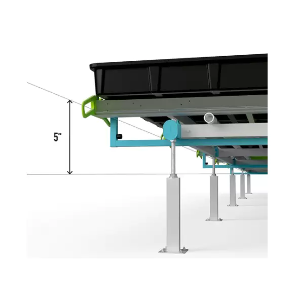 BOTANICARE SLIDE BENCH: 5FT WIDE x 90.5FT LONG x 20IN HIGH