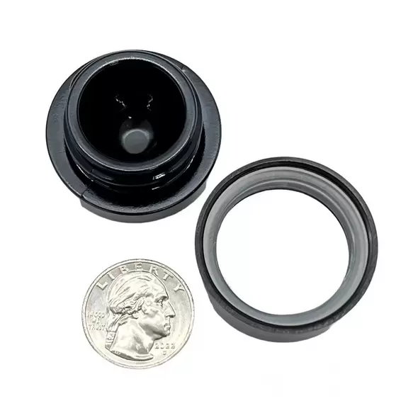 5cc Black Thick Glass Concentrate Jars with Child Resistant Lids - SW Packaging
