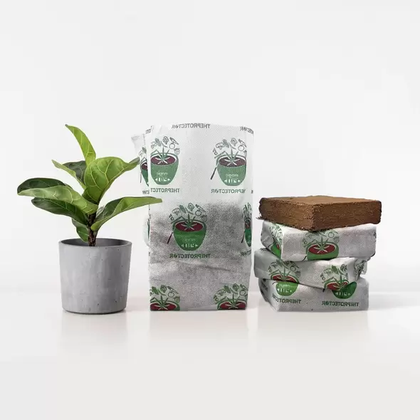 1 Gal Magic Pot Coco Coir Non-woven Open Top 12 Blocks/Pack - The Protector