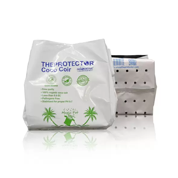 2 Gal Magic Pot Coco Coir Polybag Open Top - The Protector