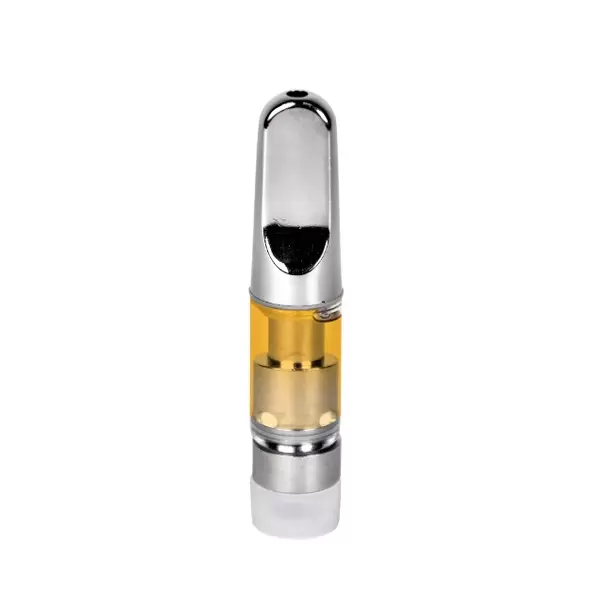 Empty 0.5mL 510 Silver Tip Vape Cartridge - Vape Pens Wholesale