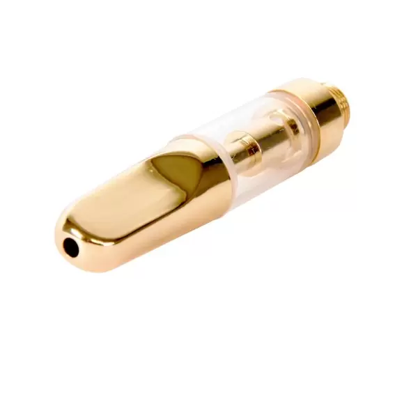 Empty 0.5mL 510 Gold Tip Vape Cartridge - Vape Pens Wholesale