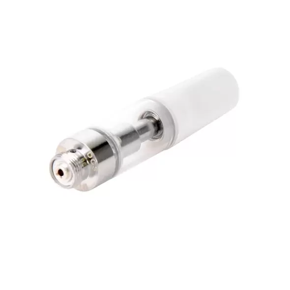 Empty 0.5mL 510 White Tip Vape Cartridge - Vape Pens Wholesale