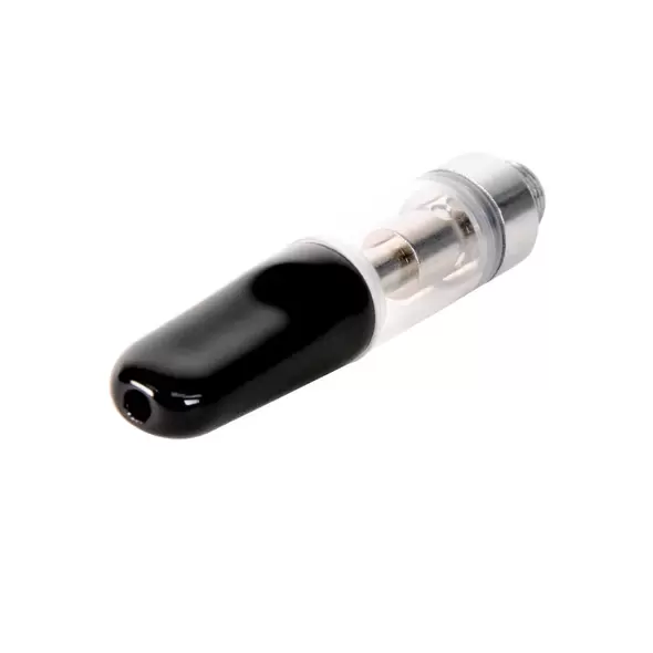 Empty 0.5mL 510 Black Tip Vape Cartridge - Vape Pens Wholesale