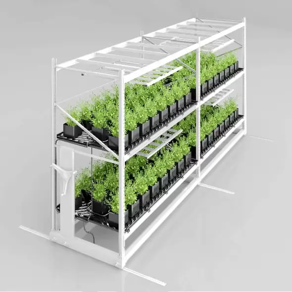 Multi-Tier Rolling Rack Gen I - Grow Pros Solutions