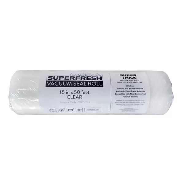 Super Fresh Seal 4.5 Mil - Clear - 11.5” x 50' ROLL