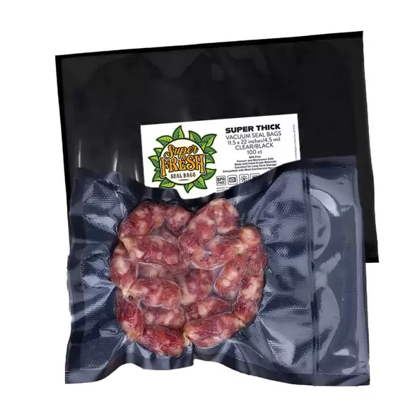 Super Fresh Seal Bags 4.5 Mil - Clear - 15” x 18” - 100 CT