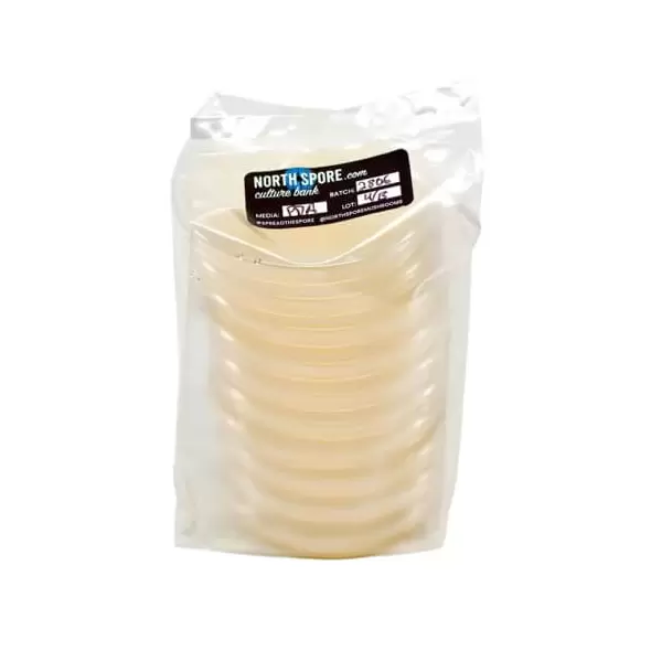 North Spore - EC - Pre-Poured Sterile Agar Plates - 10 CT