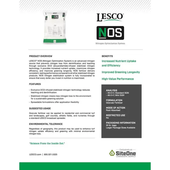 Lesco Starter Fertilizer 18-24-12 with NOS