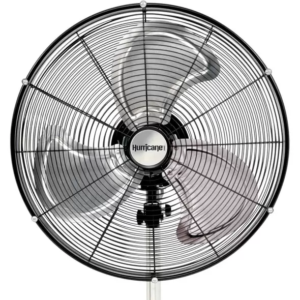 Pro High Velocity Oscillating Metal Stand Fan 20" - Hurricane®