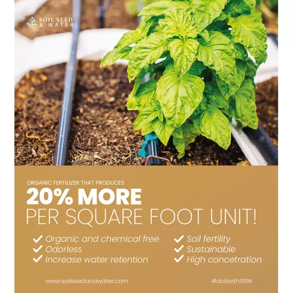 Dan’s Gold Dairy Compost 9lbs 1 CF - Soil Seed & Water