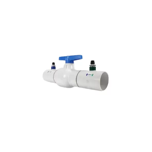 HI-FLO Coupling Connection With Ball Valve - 3/8" Tubing Connection