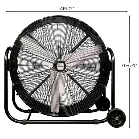 Pro Heavy Duty Adjustable Tilt Drum Fan 42 In - Hurricane